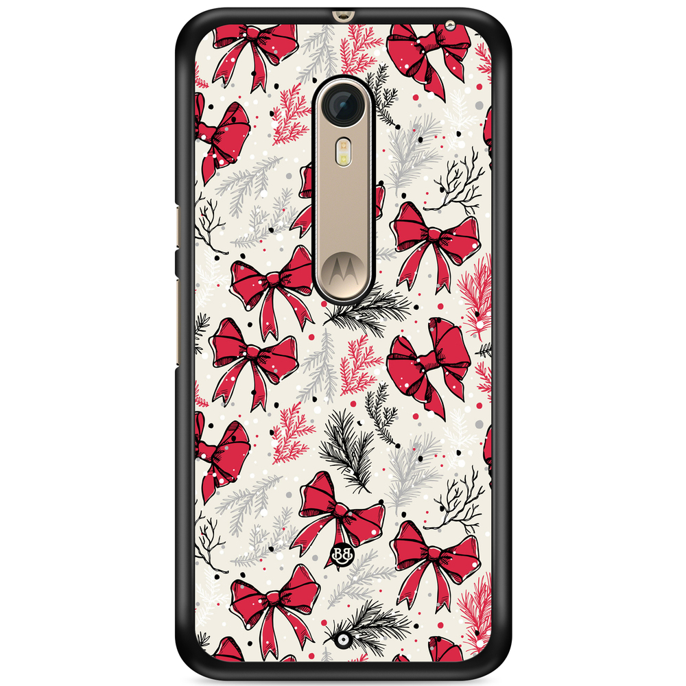 Moto X Style Case - Christmas Bows