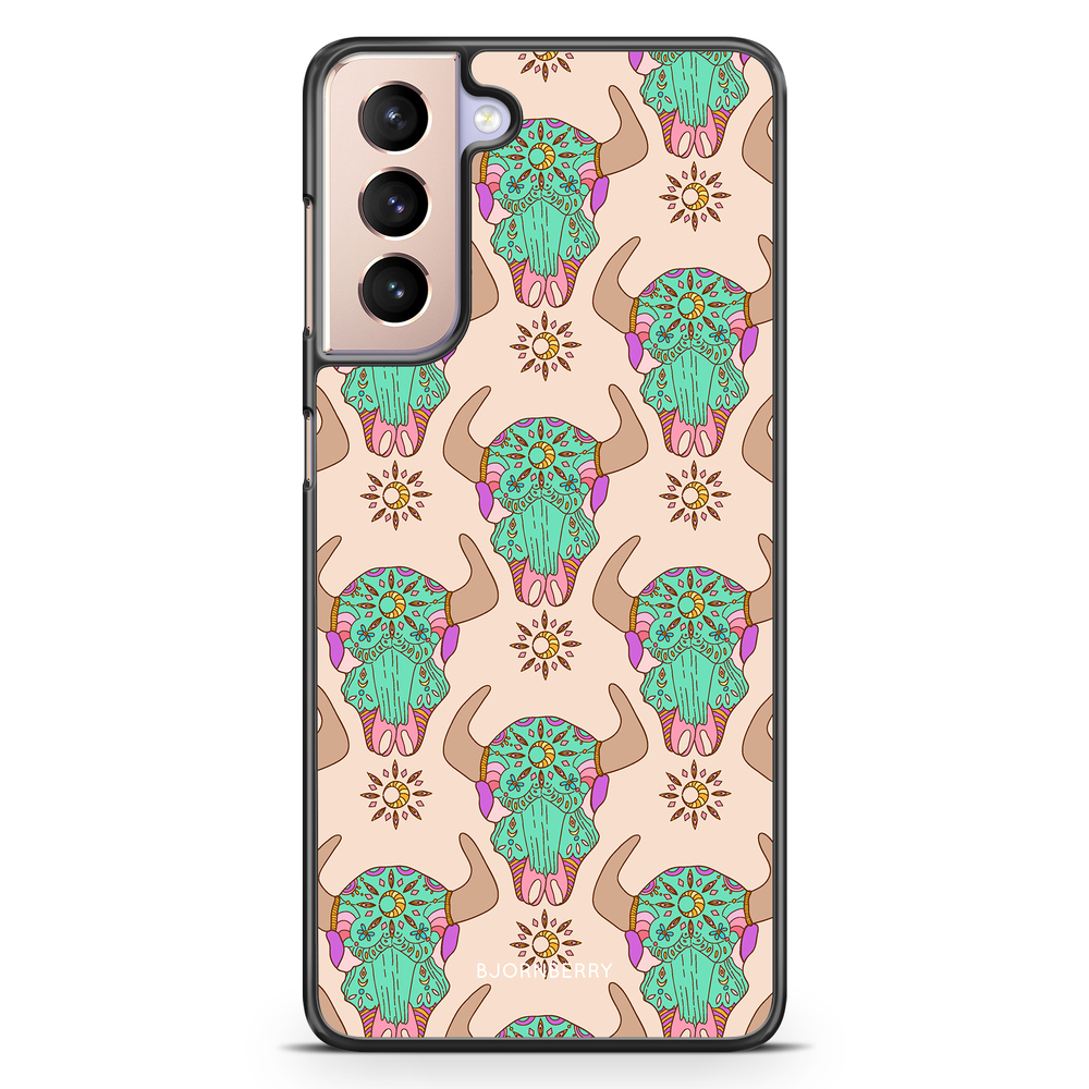 Samsung Galaxy S21 Case - Beautiful Skulls