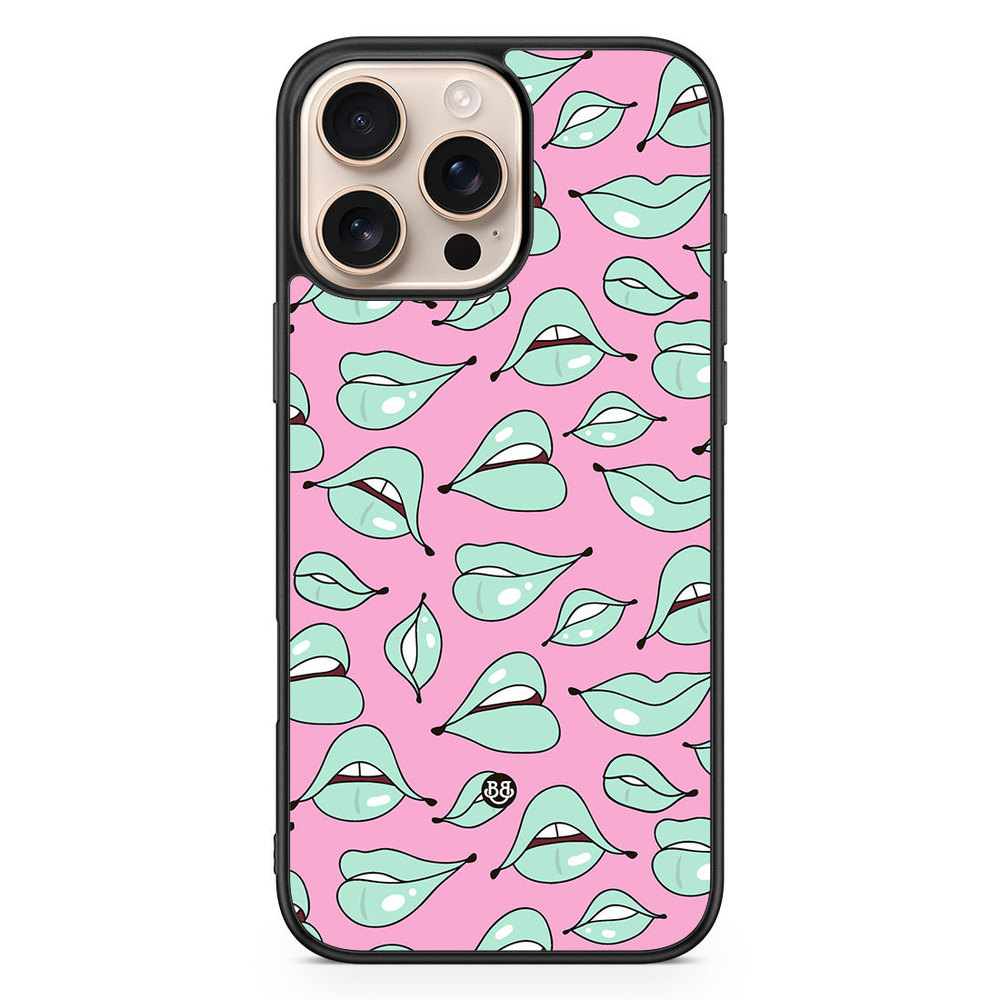 iPhone 16 Pro Max Case - Green Lips
