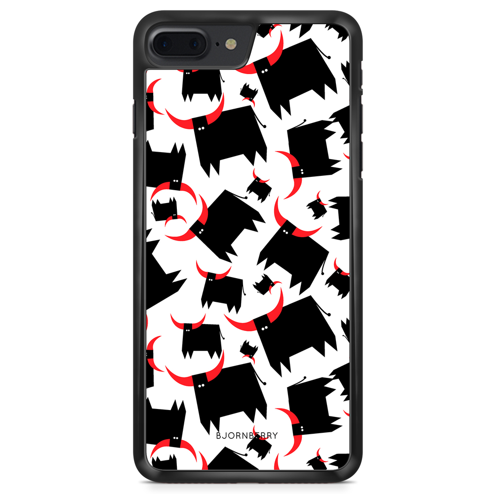 iPhone 8 Plus Case - Bull Red Horns
