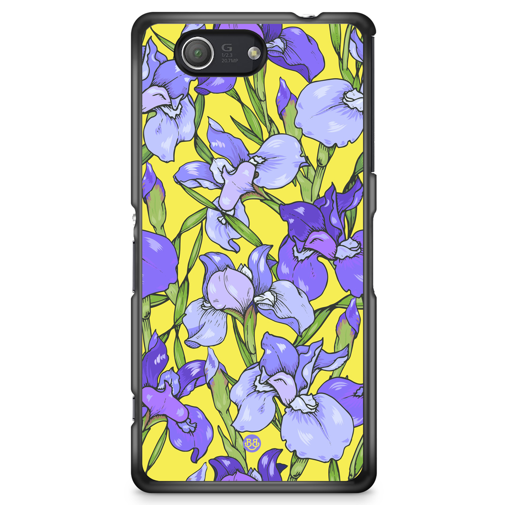 Sony Xperia Z3 Compact Case - Iris Flowers