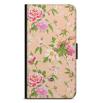 Samsung GalaxyA22 4G Wallet Case - Peony Flowers