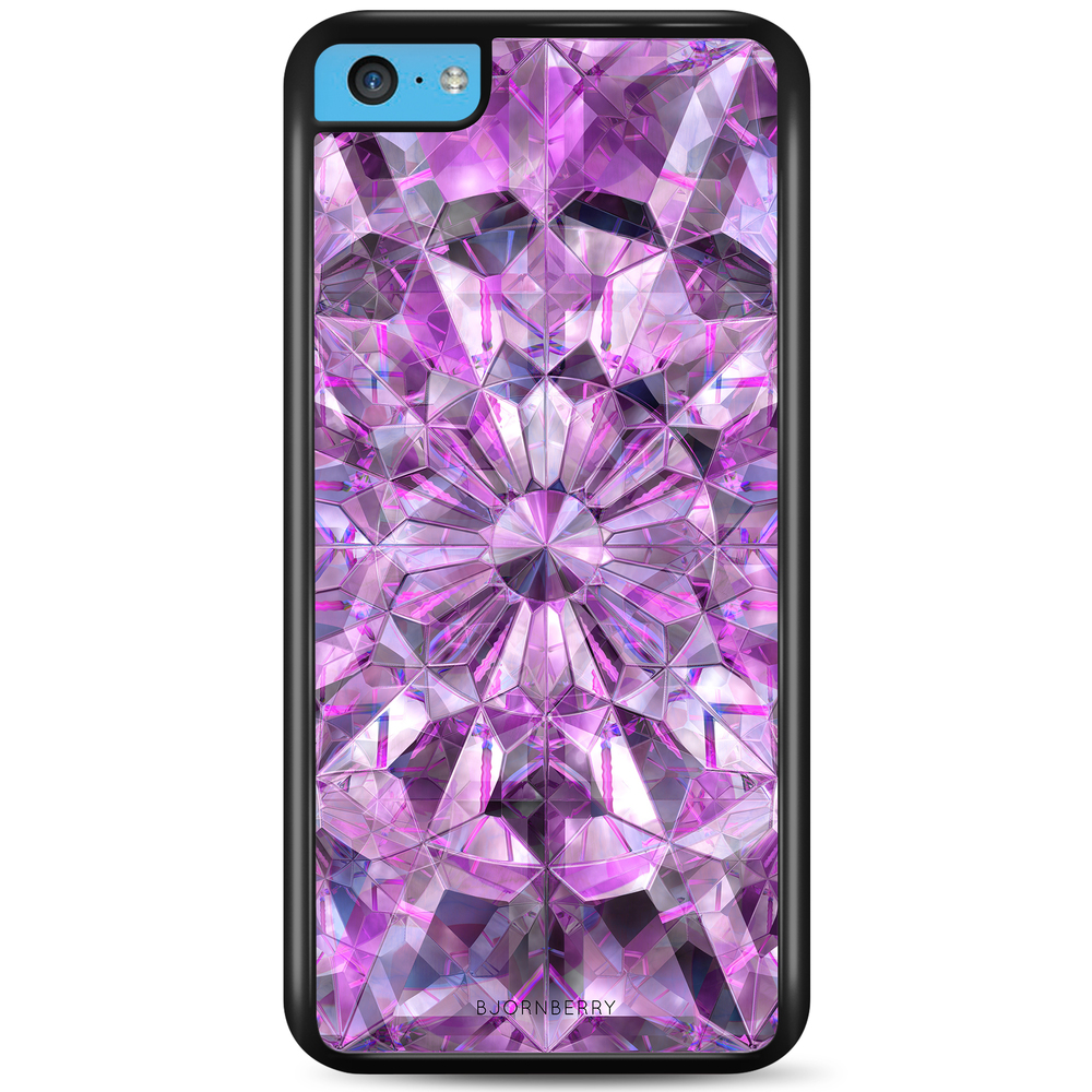 iPhone 5C Case - Purple Crystals
