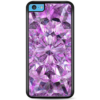 iPhone 5C Case - Purple Crystals