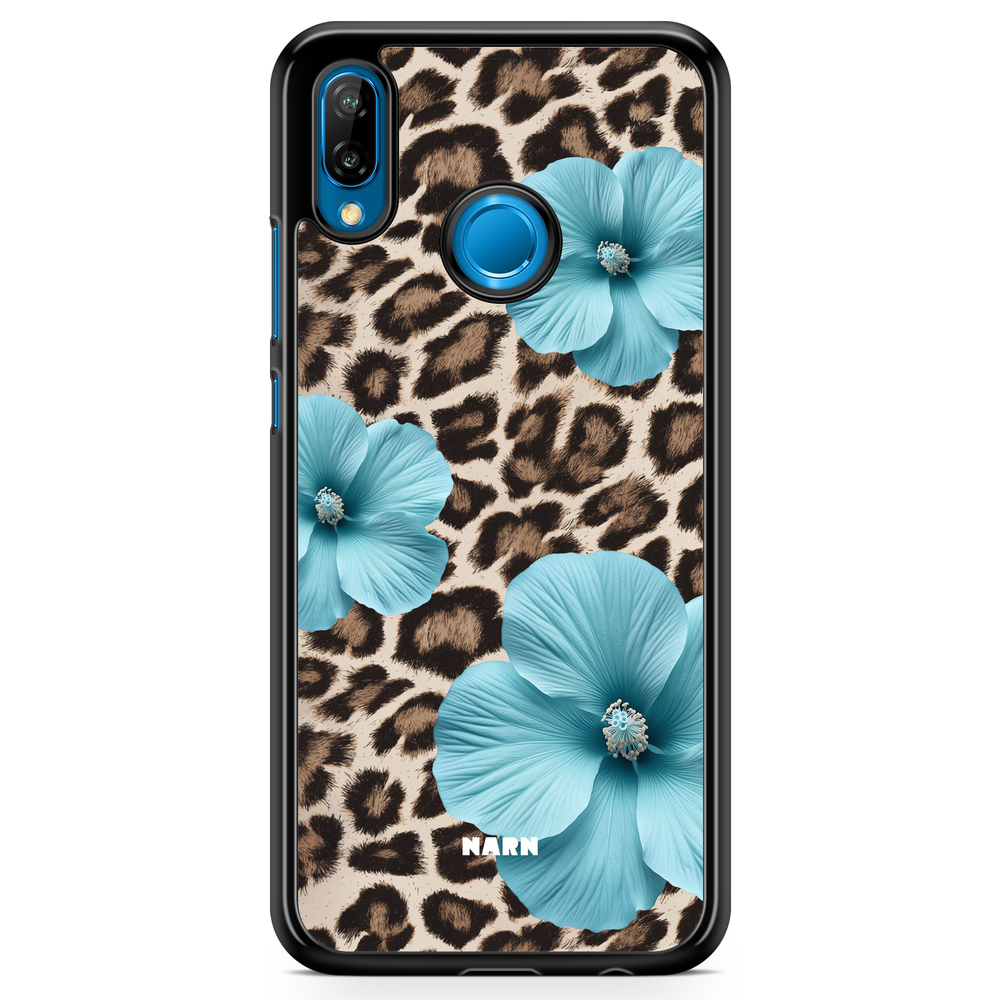 Huawei P20 Lite Case - Hibiscus Era - Turquoise Leopard