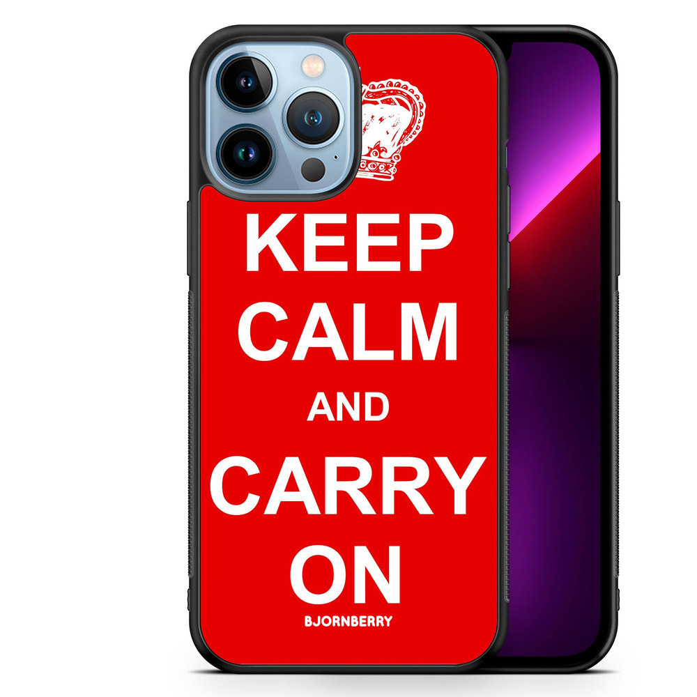 iPhone 13 Pro Max Case - Keep calm carry on