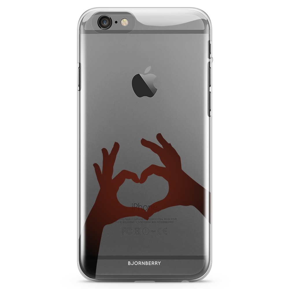 iPhone 6/6s TPU Case - Hands Heart