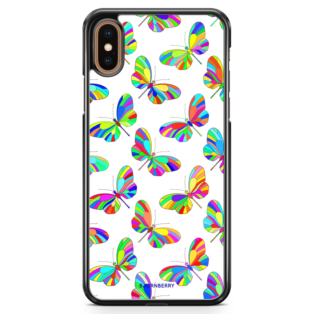 iPhone XS Max Case - Multi Butterflies