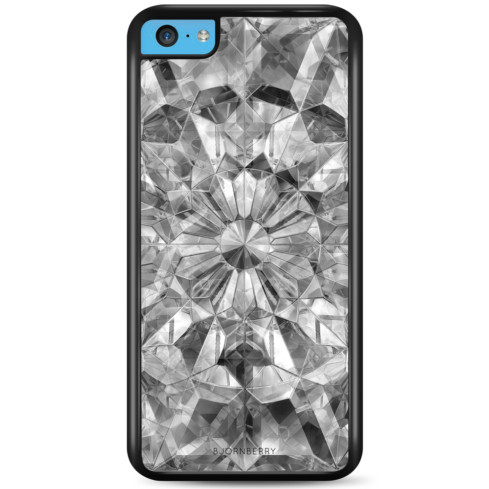 iPhone 5C Case - Grey Crystals