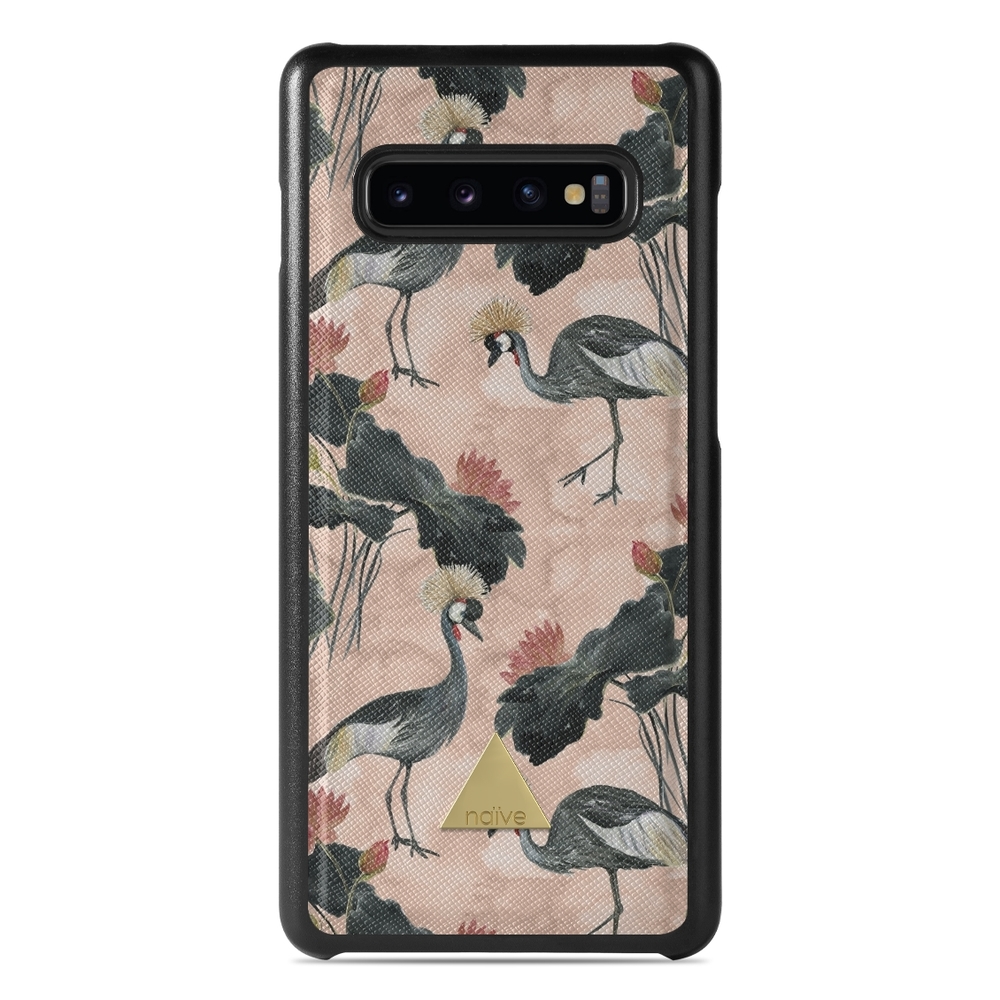Naive Samsung Galaxy S10 Case - Crowned Bird
