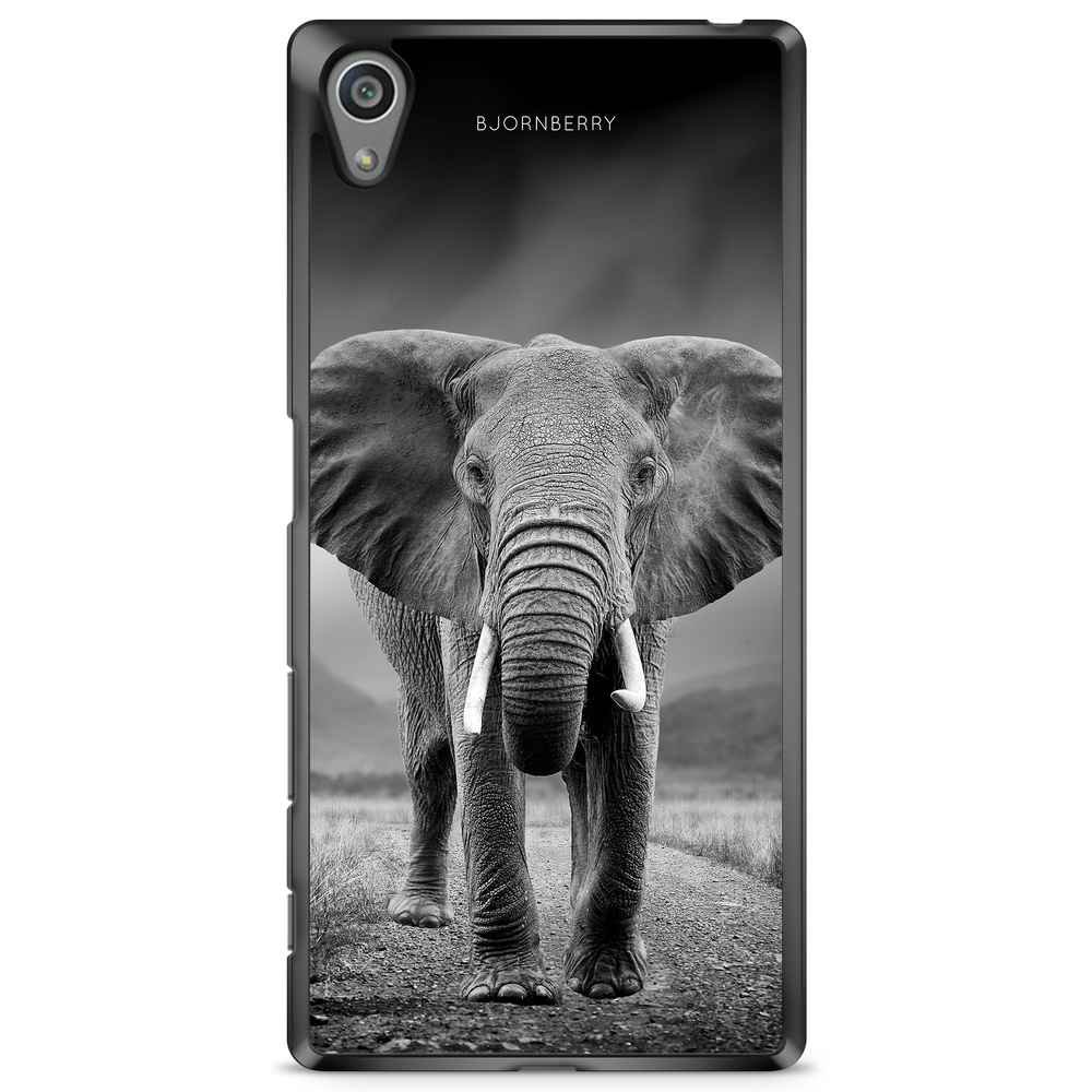 Sony Xperia Z5 Premium Case - Black/White Elephant