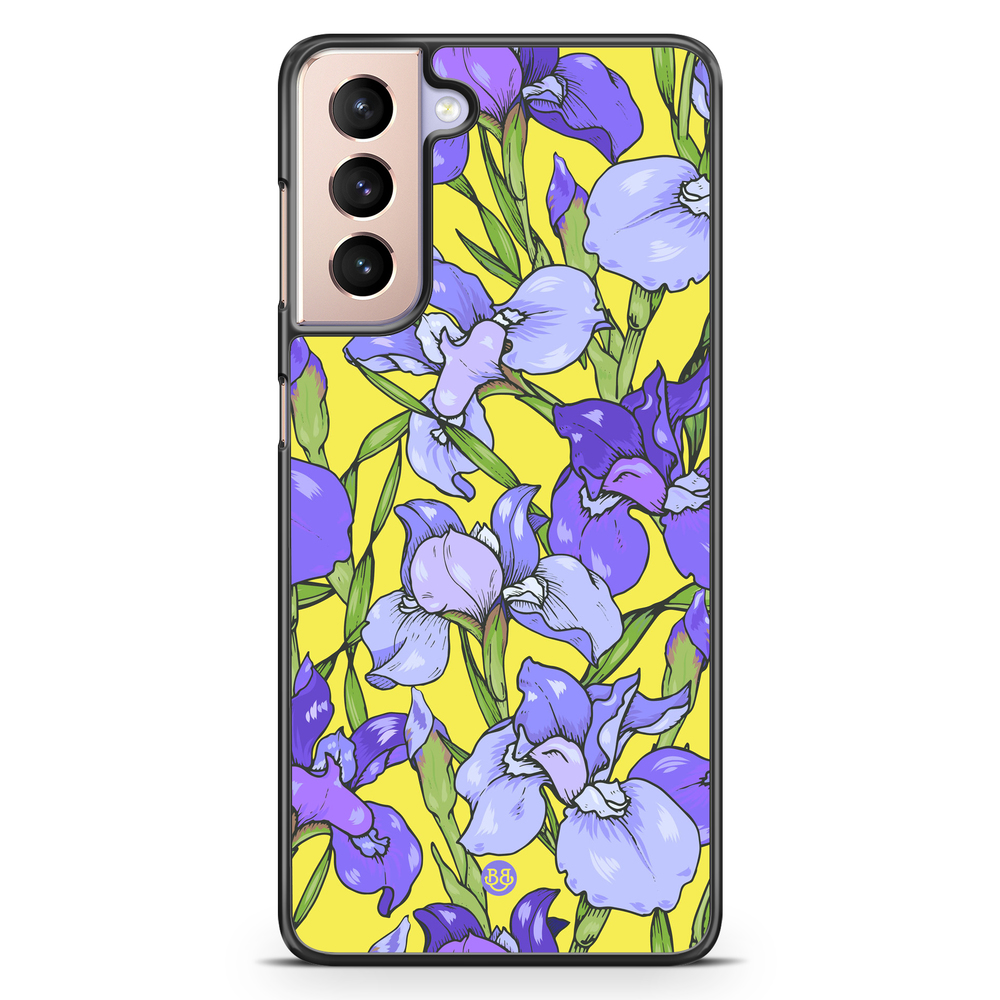 Samsung Galaxy S21 Case - Iris Flowers