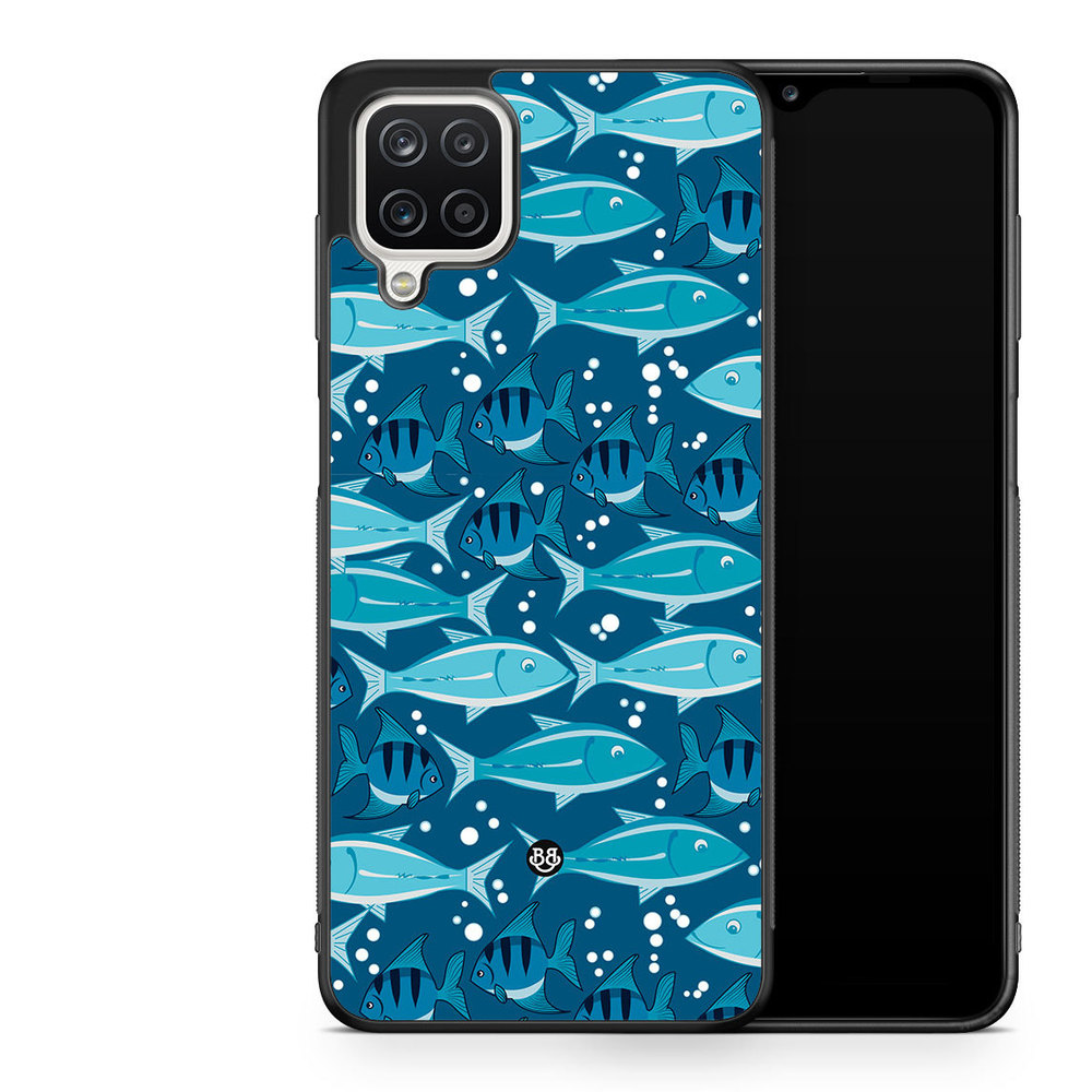Samsung Galaxy A12 Case - Fish Pattern