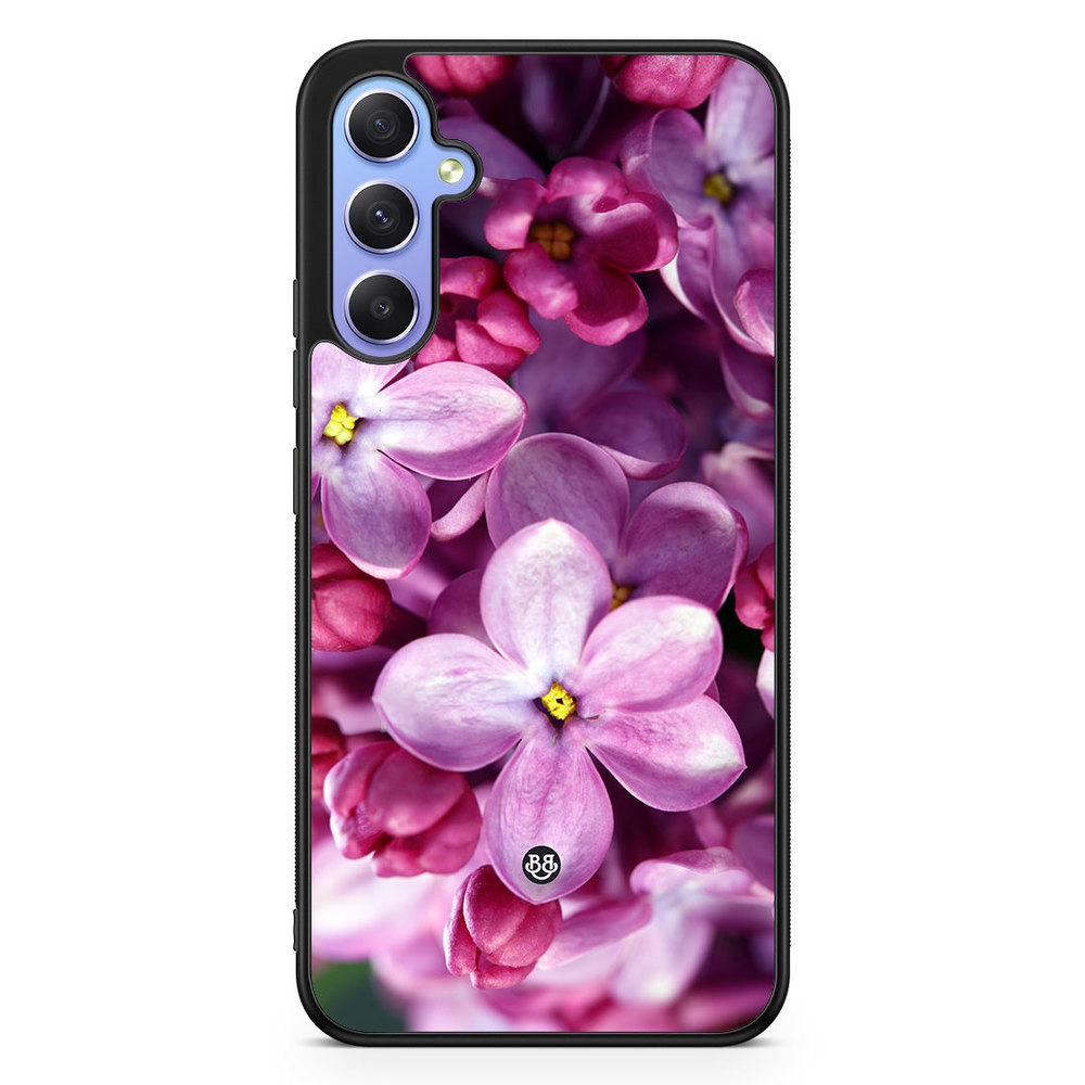 Samsung Galaxy A34 5G Case - Purple Spring Flower