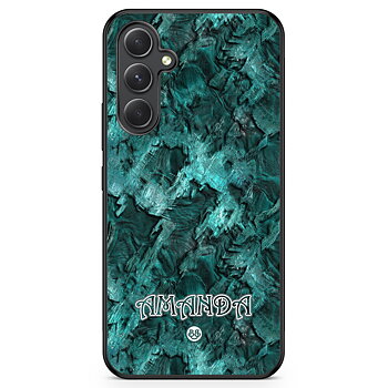 Samsung Galaxy A54 5G Custom Skal - Grön Namn