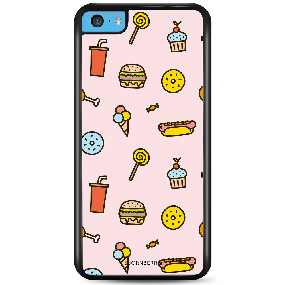 iPhone 5C Case - Junk Food Pattern