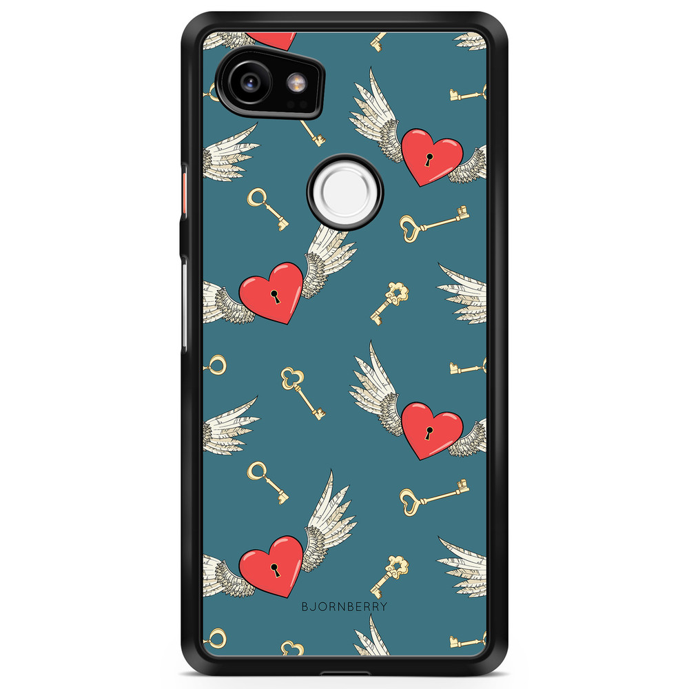Google Pixel 2 XL Case - Hearts 'n Wings