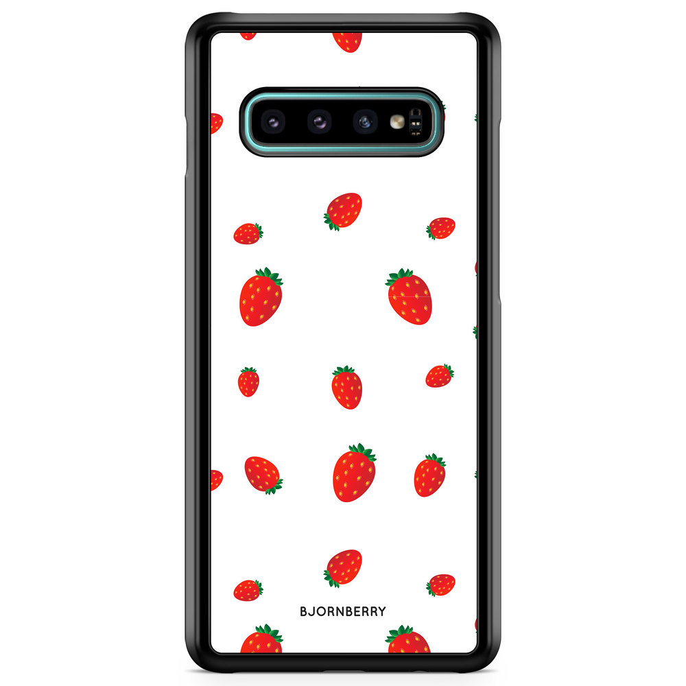 Samsung Galaxy S10 Skal - Jordgubbar | Mobilskal & Mobilfodral BJORNBERRY