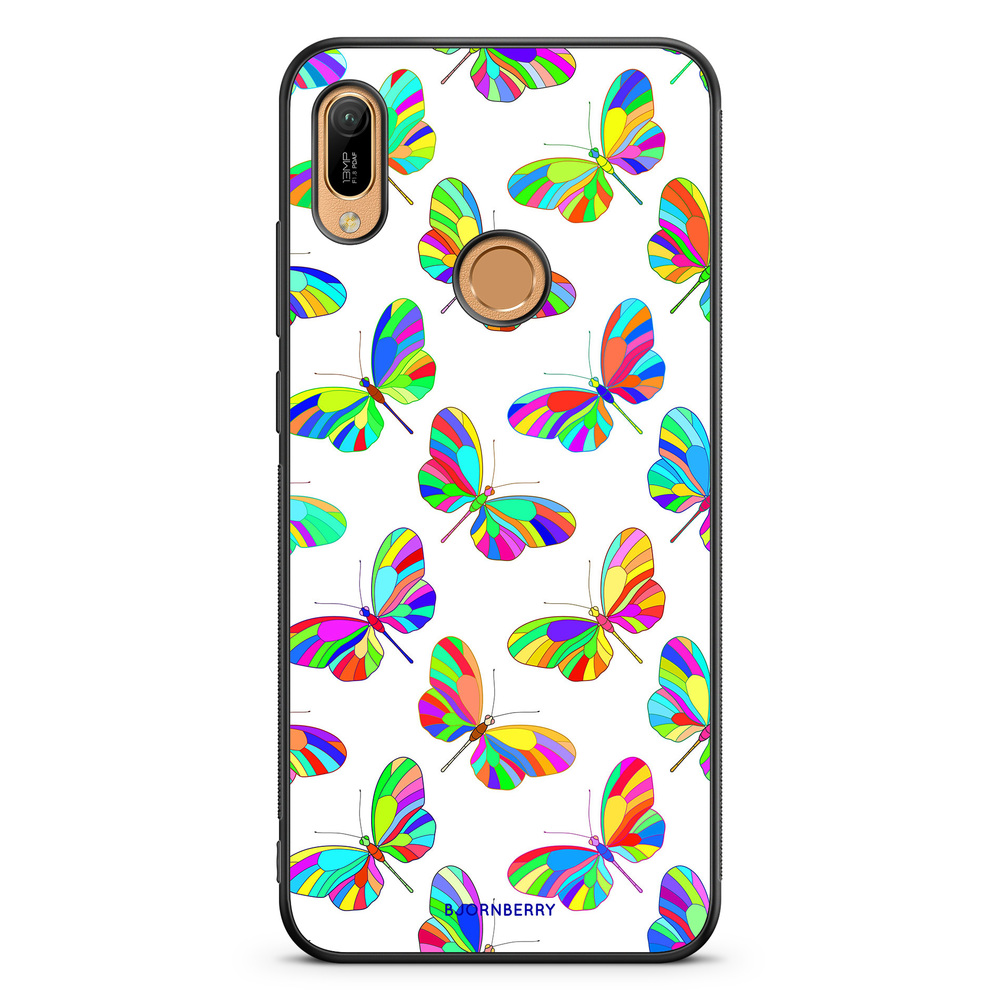 Huawei Y6 2019 Case - Multi Butterflies