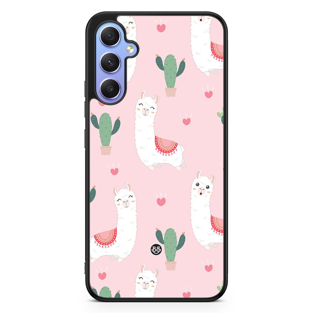 Samsung Galaxy A34 5G Case - Llama Pattern