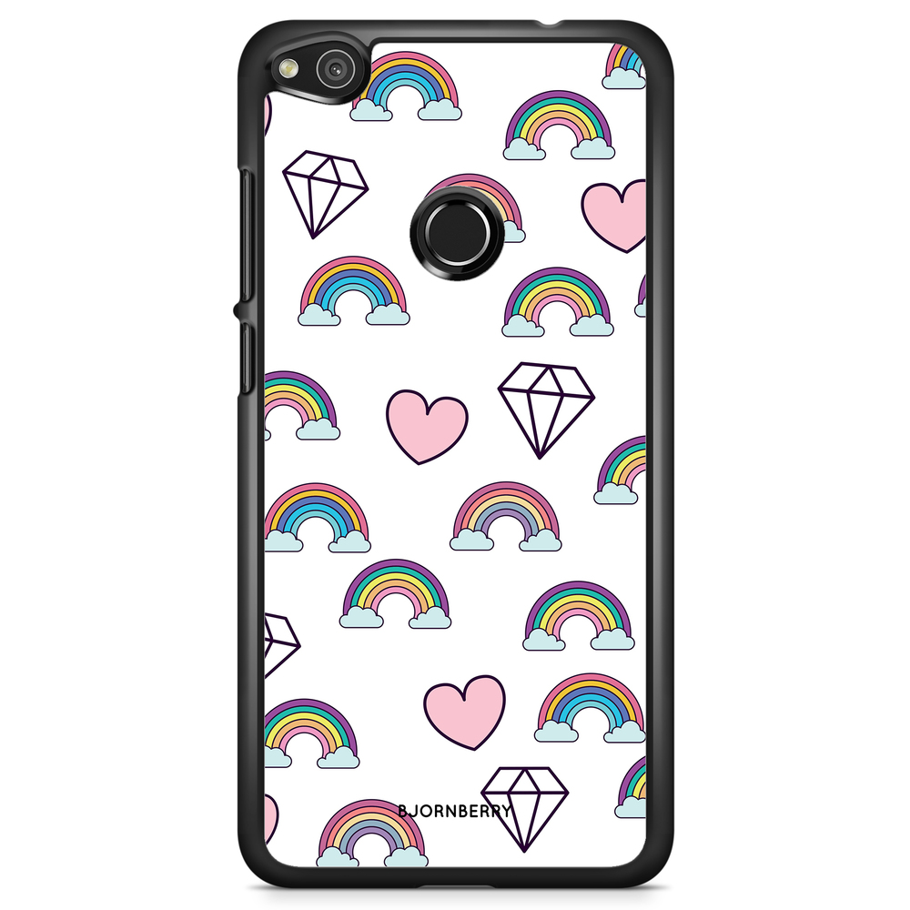 Huawei Honor 8 Lite Case - Rainbows & Diamonds