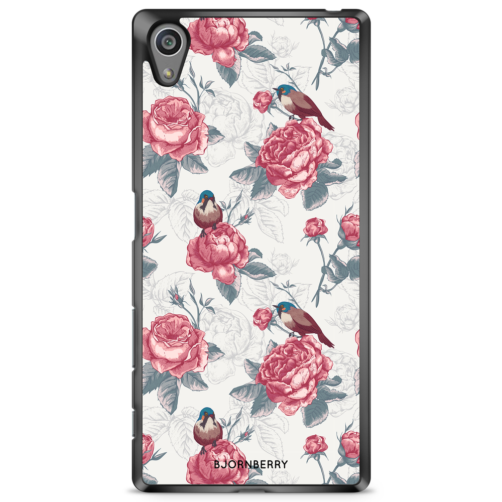 Sony Xperia Z5 Premium Case - Roses and Birds