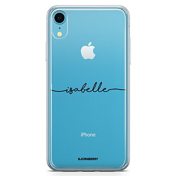 iPhone XR Fashion Custom Case - Name Black