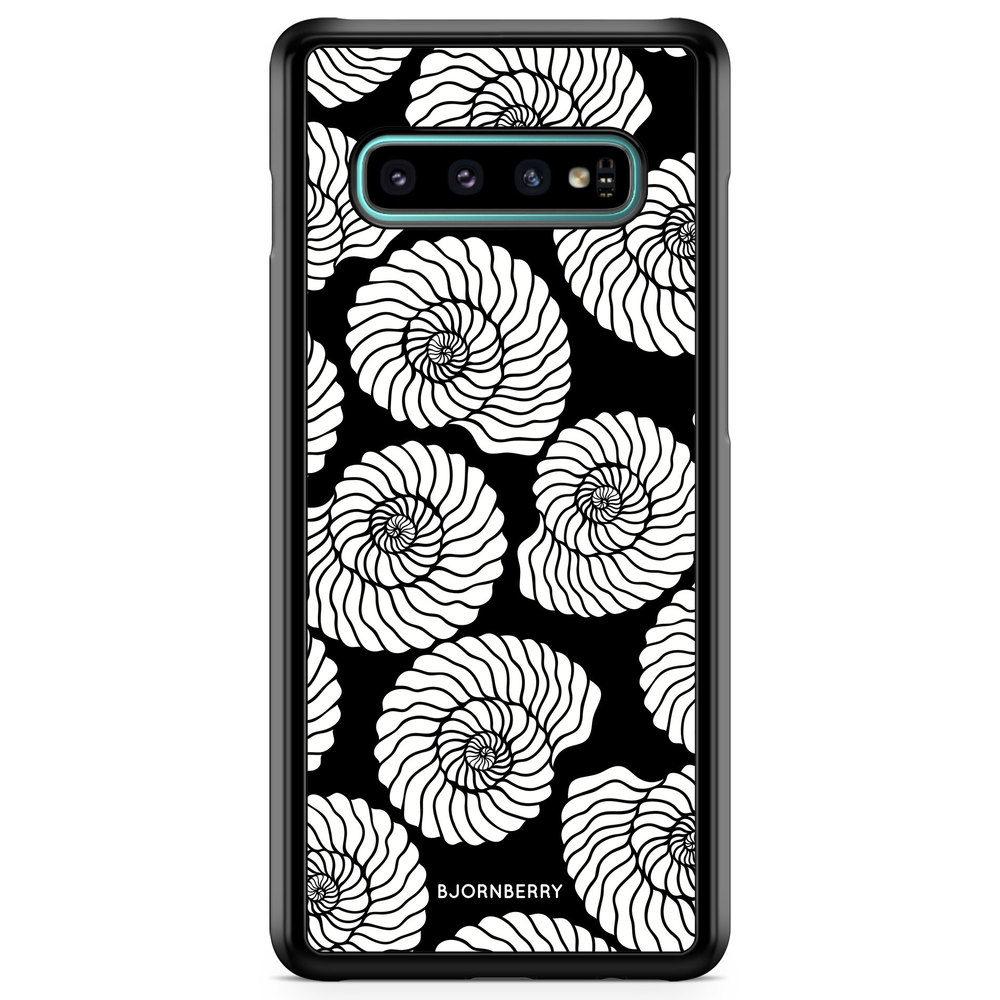 Samsung Galaxy S10 Case - Seashell BW