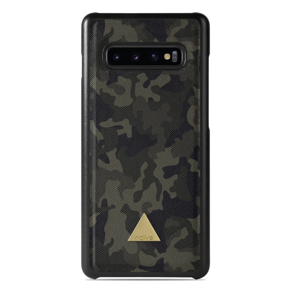 Naive Samsung Galaxy S10 Case - Jungle Green Camo