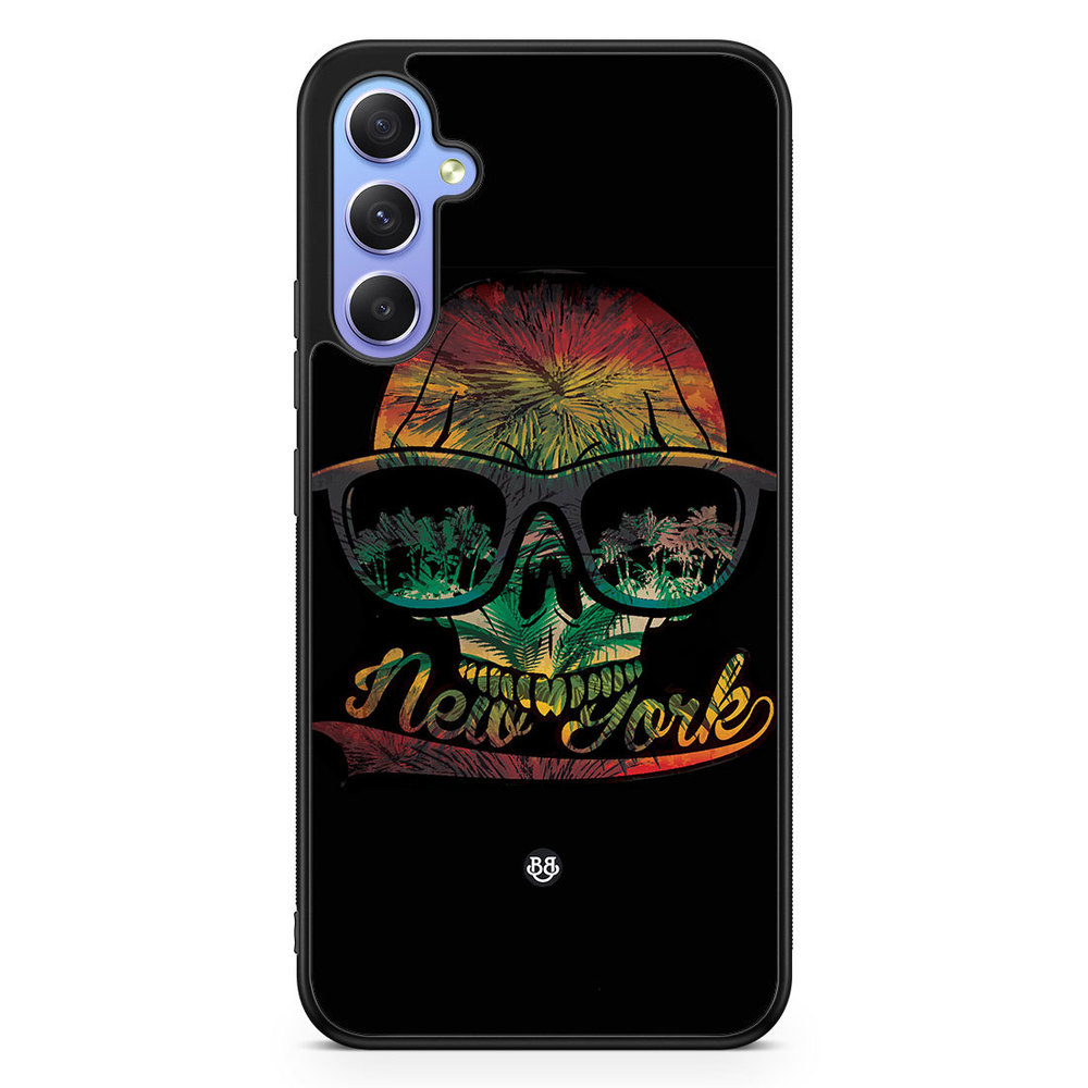 Samsung Galaxy A34 5G Case - New York Skull