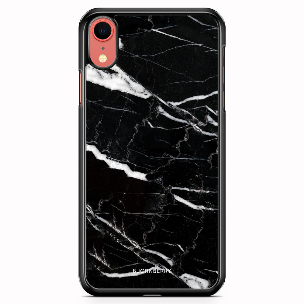 iPhone XR Case - Black Marble