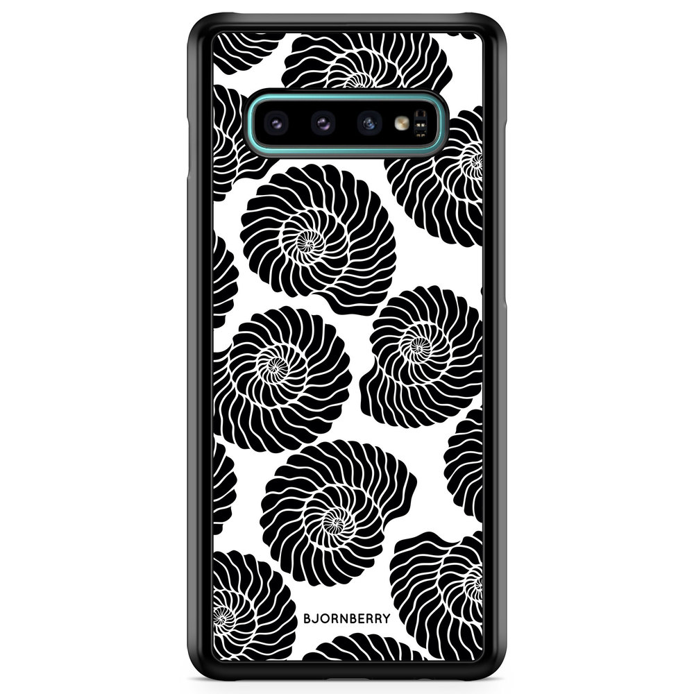 Samsung Galaxy S10 Case - Seashell BW