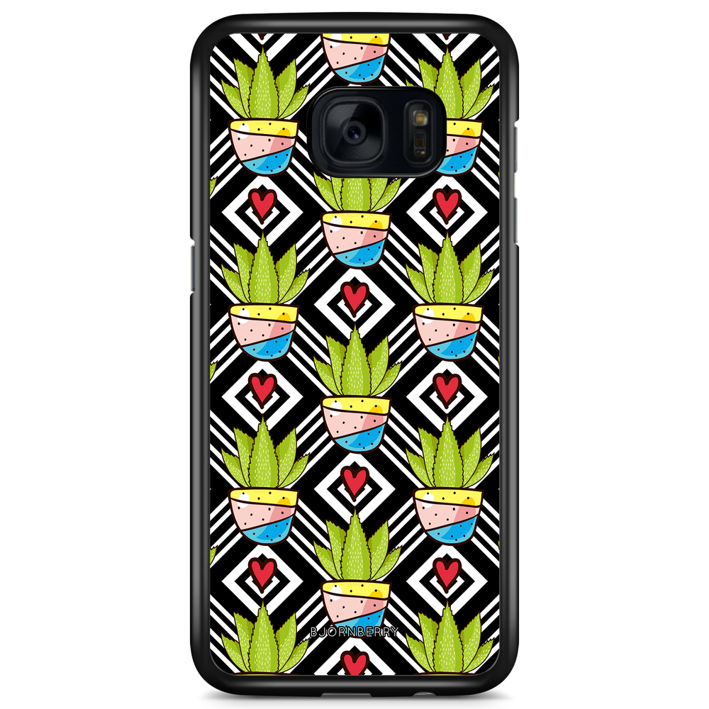 Samsung Galaxy S7 Edge Case - Cactus Pattern