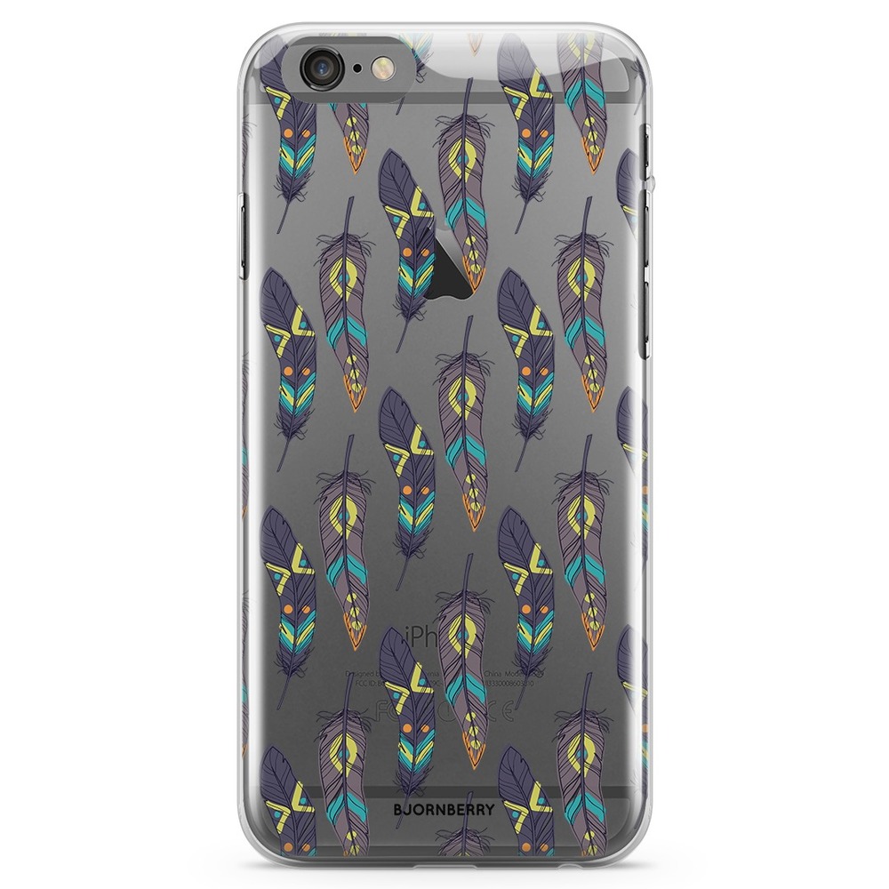 iPhone 6/6s TPU Case - Ethnic Feathers
