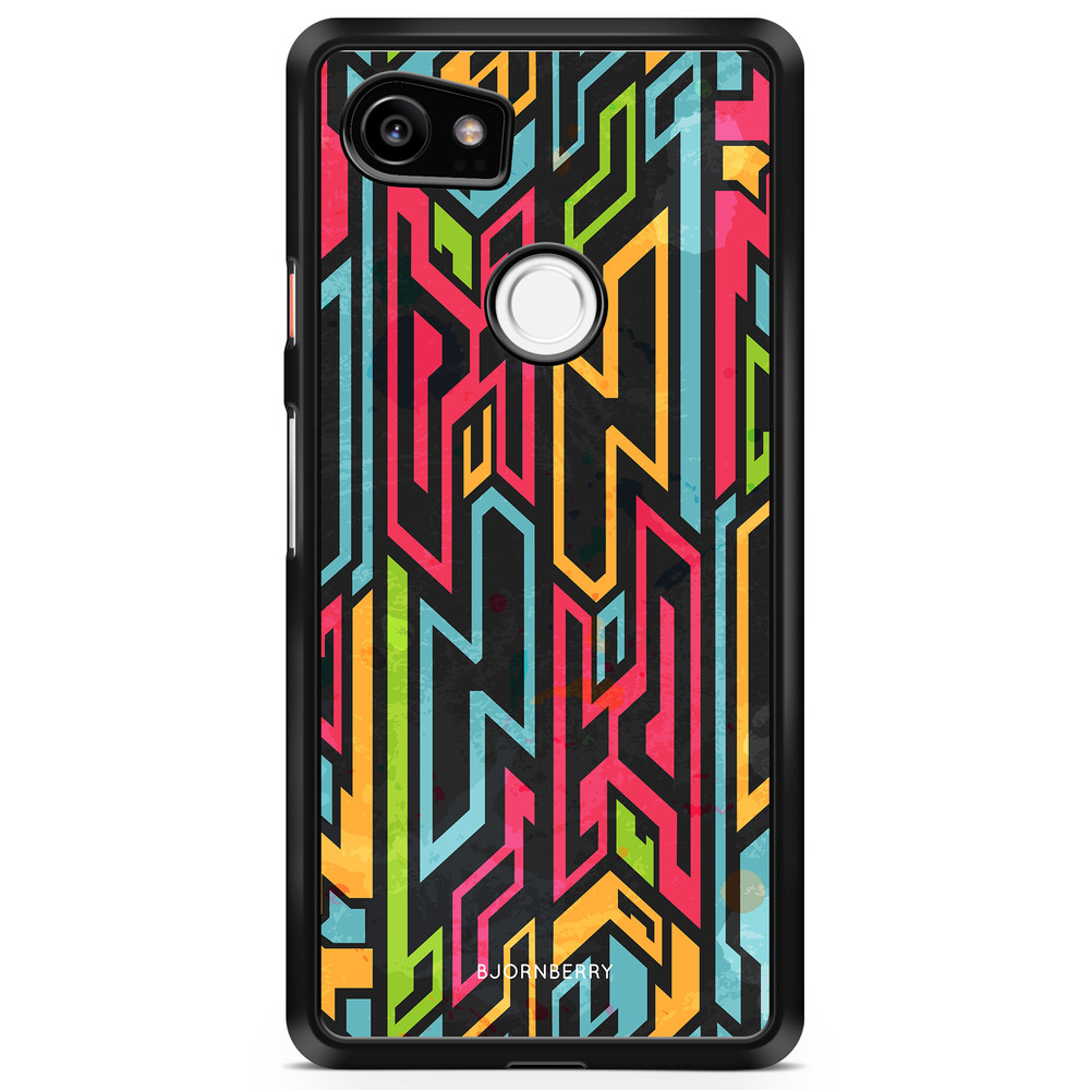 Google Pixel 2 XL Case - Colored Tribal