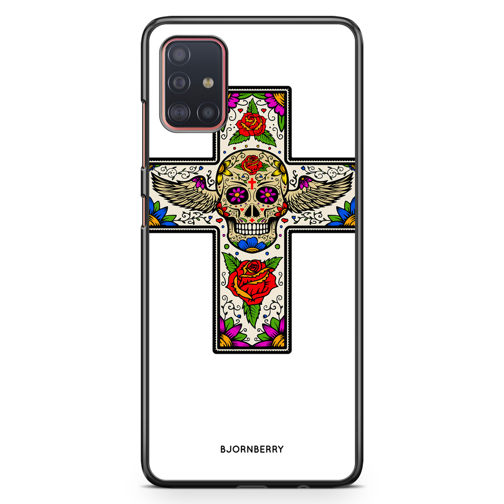 Samsung Galaxy A51 Case - Skull Cross