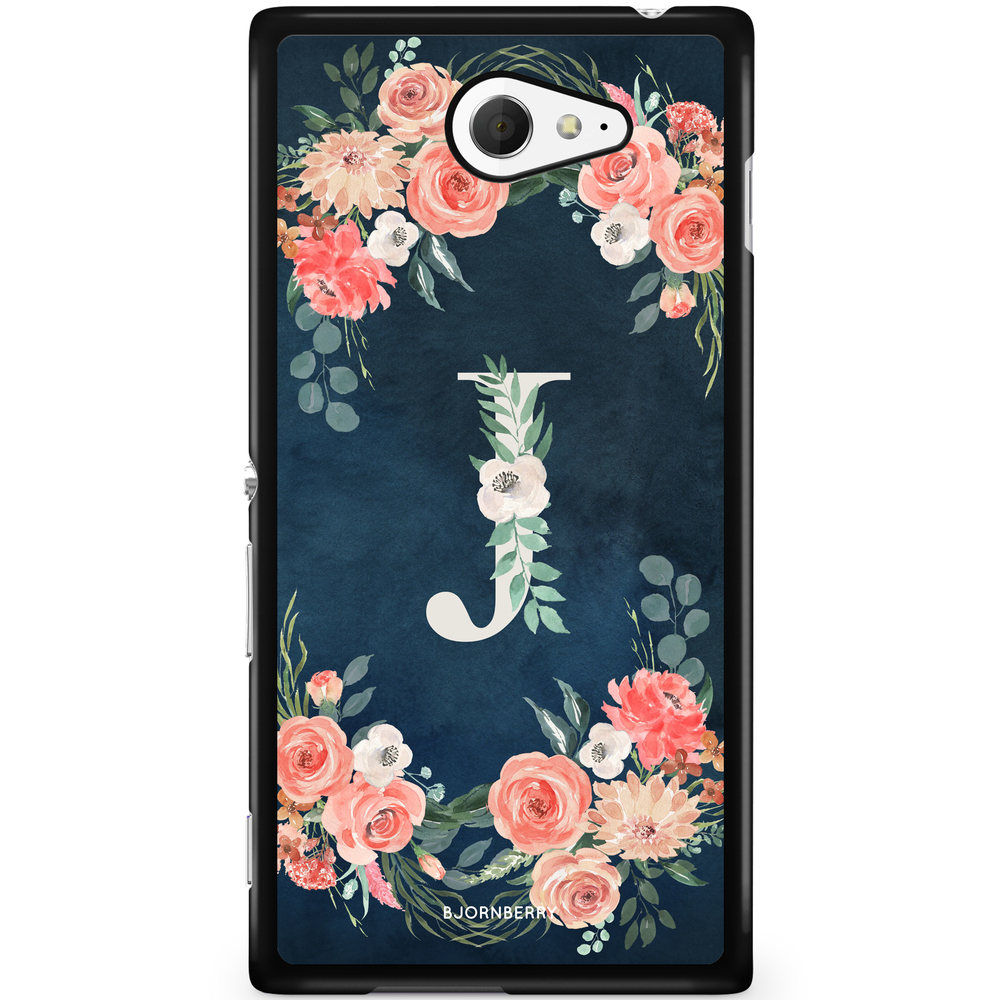 Sony Xperia M2 Aqua Case - Monogram J