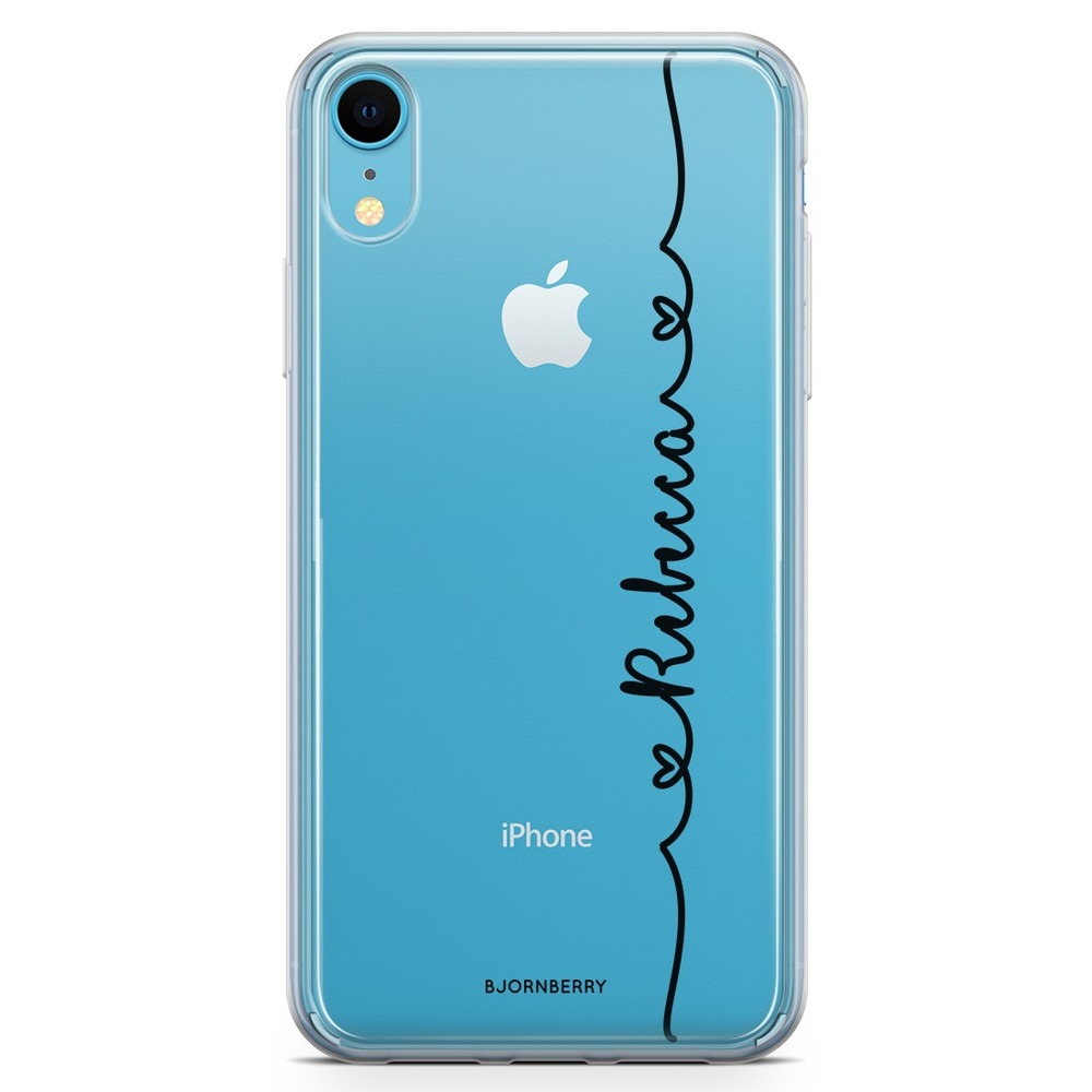 iPhone XR Fashion Custom Case - Heart Name