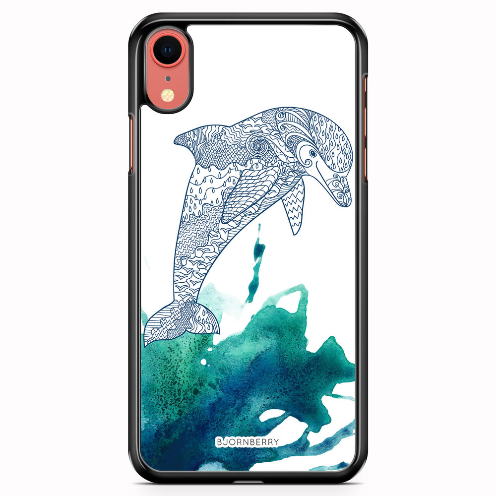 iPhone XR Case - Mandala Dolphine