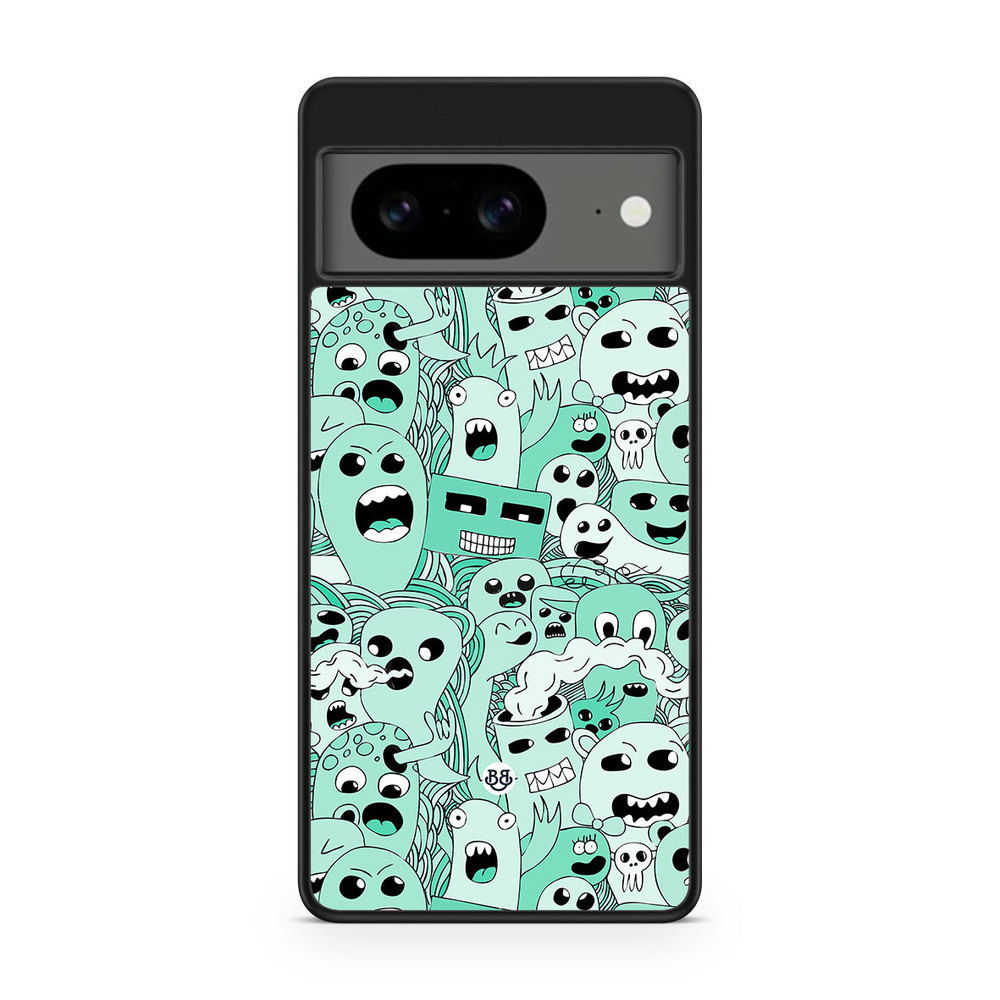 Google Pixel 8 Case - Spökmönster