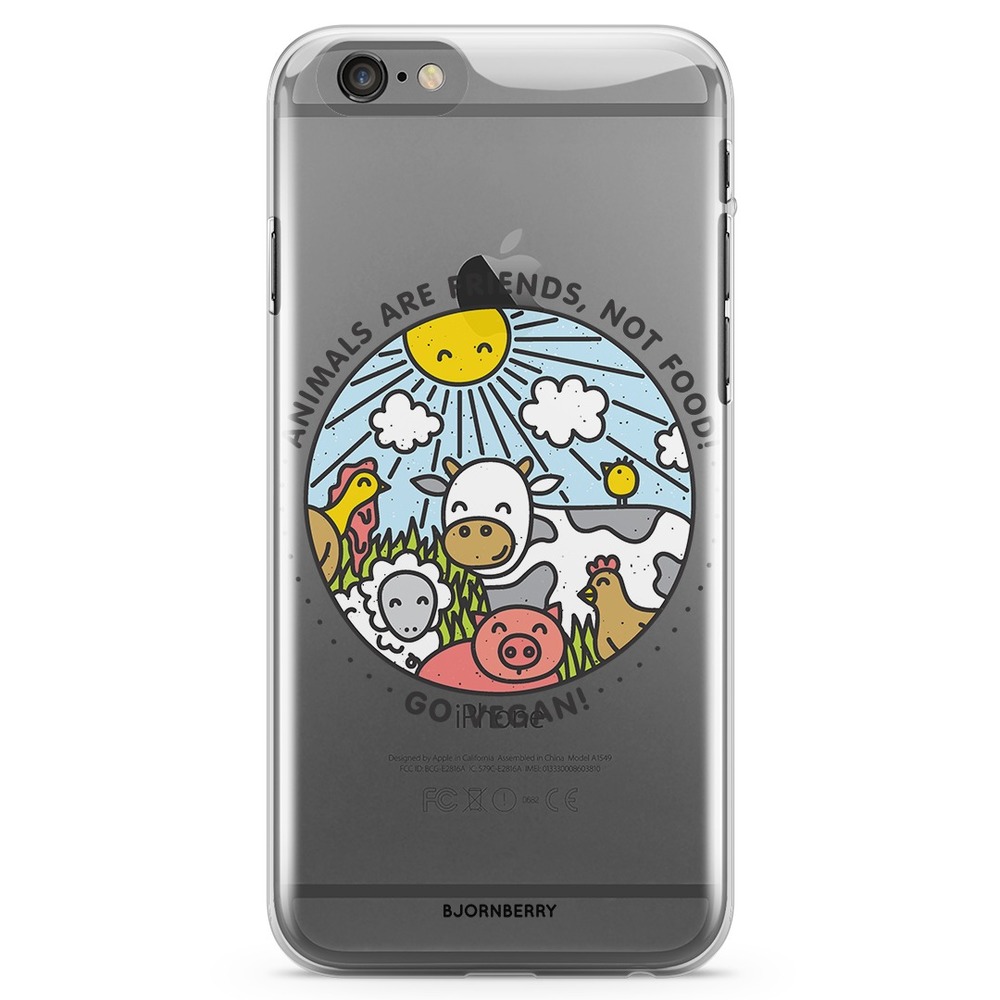 iPhone 6/6s TPU Case - Friends, Not Food