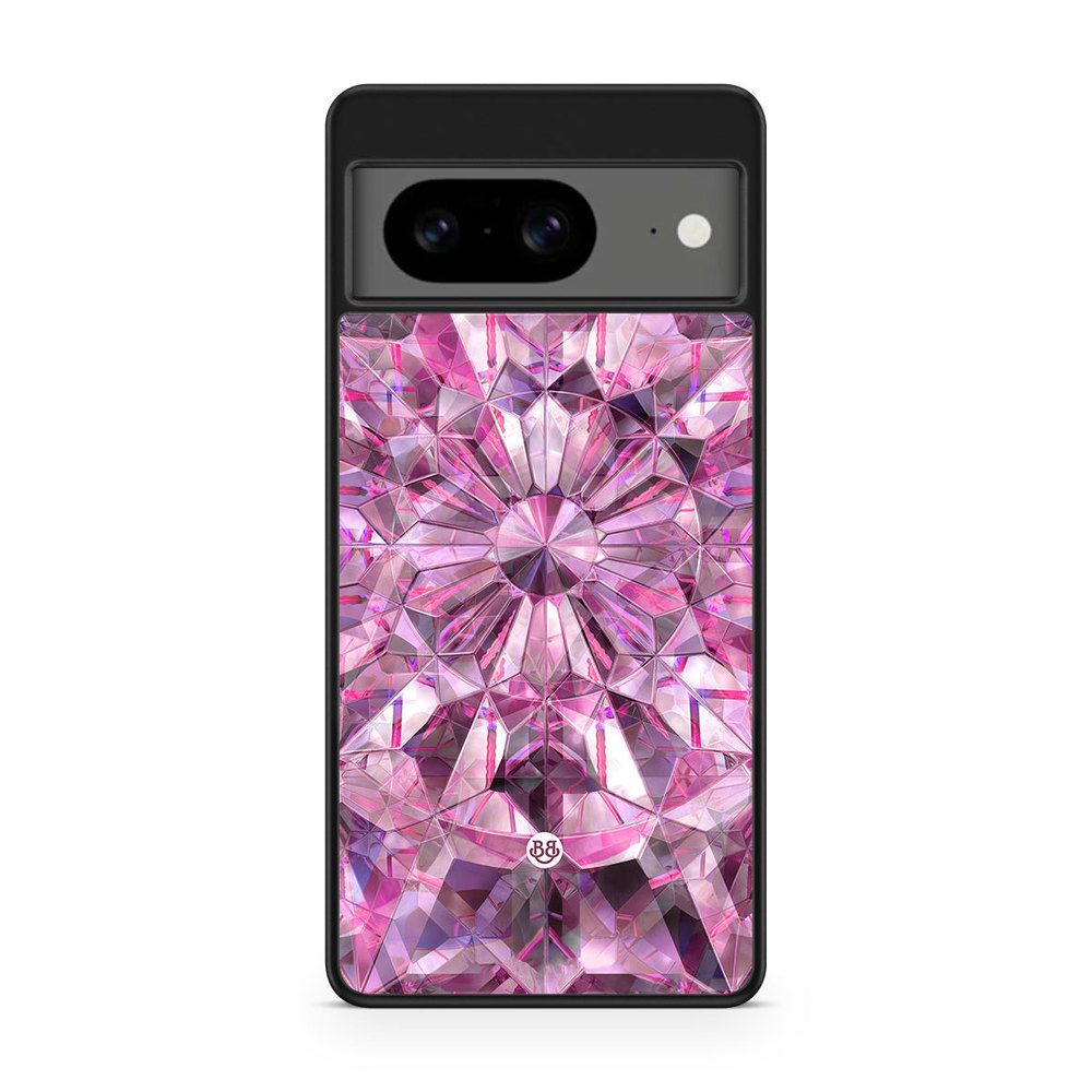 Google Pixel 8 Case - Pink Crystals
