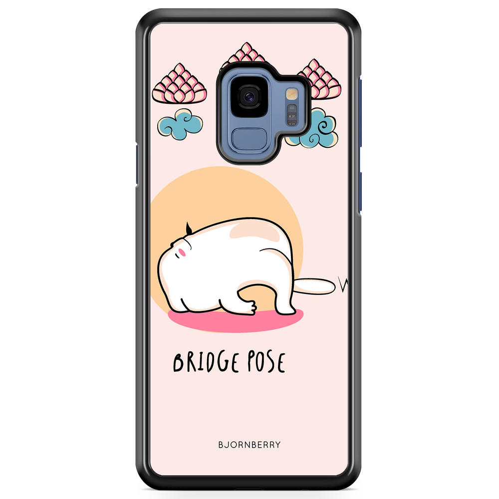 Samsung Galaxy S9 Case - Yoga Cat Bridge Pose