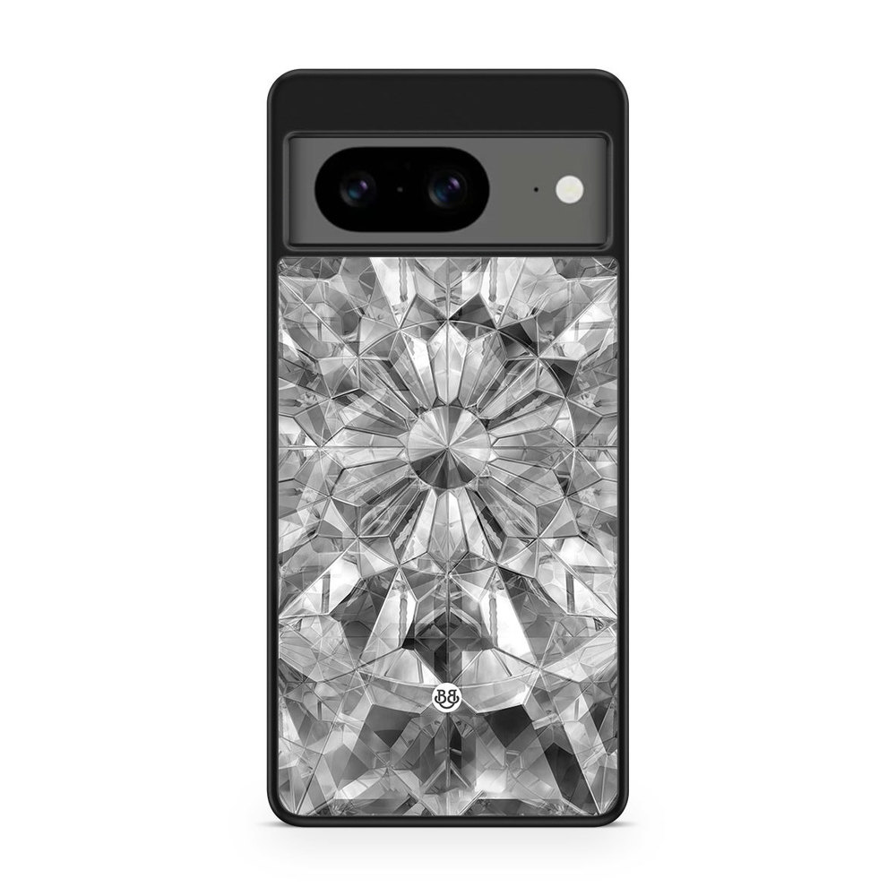 Google Pixel 8 Case - Grey Crystals