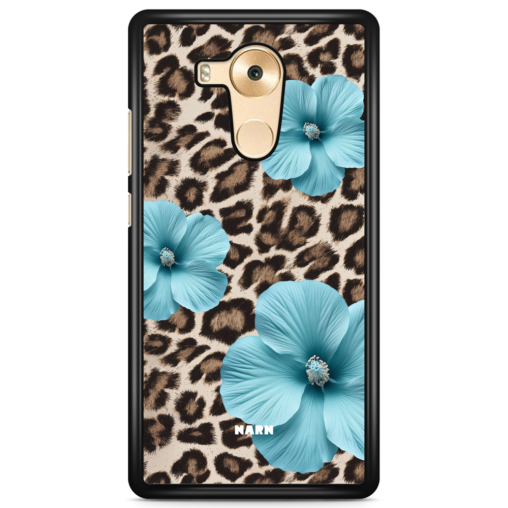 Huawei Mate 9 Pro Case - Hibiscus Era - Turquoise Leopard