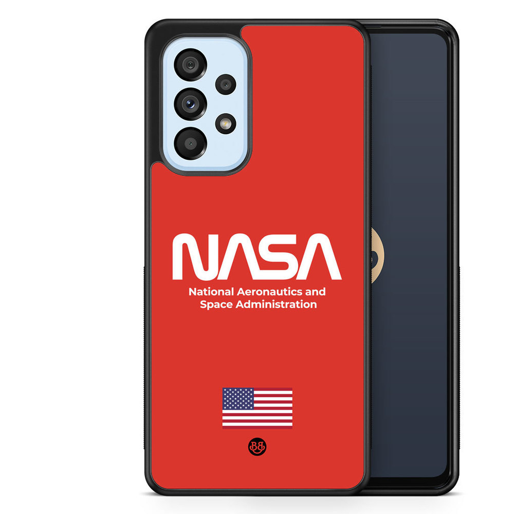 Samsung Galaxy A53 5G Case - NASA Worm Red