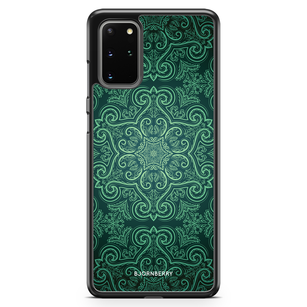Samsung Galaxy S20 Plus Case - Green Retro Pattern
