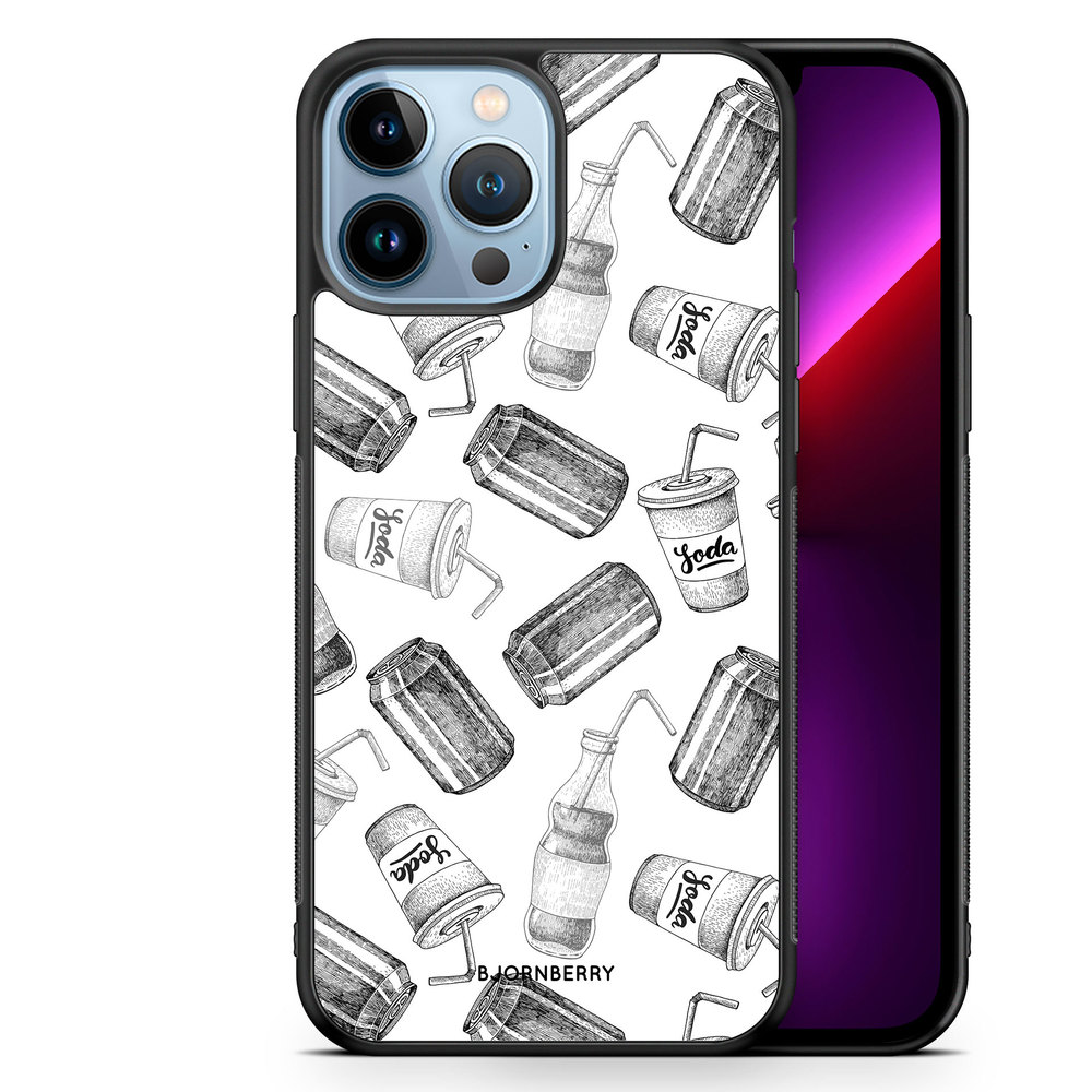 iPhone 13 Pro Max Case - Soda Black & White