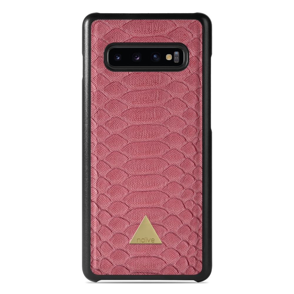 Naive Samsung Galaxy S10 Case - Pink Snake