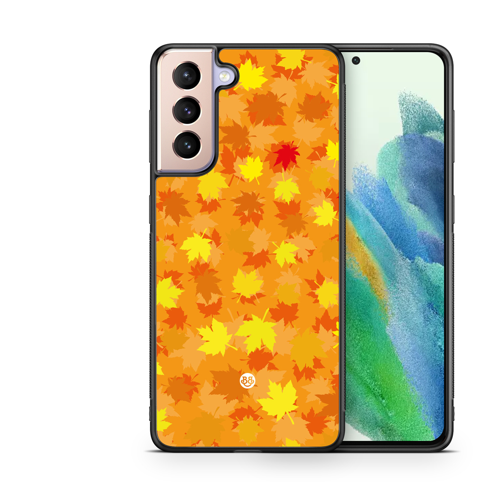 Samsung Galaxy S21 FE 5G Case - Orange leaves